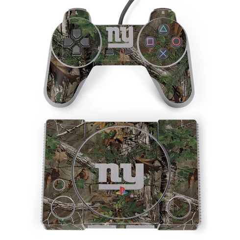 NFL New York Giants Realtree Xtra Green Camo PlayStation Classic Bundle Skin